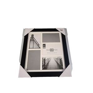 Salt Brand 4X6 Wood Frame 5 Photos Black Classic Neutral Decor